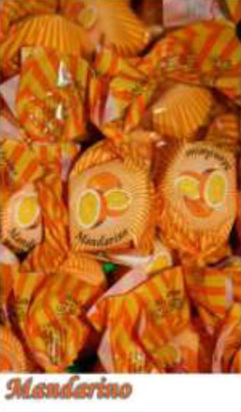 Čokoládový bonbon Cuneese - mandrile melis mandarino
